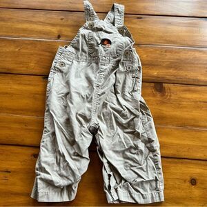 🍭6/$30 Carter’s boys khaki elephant lightweight overalls - 18 months